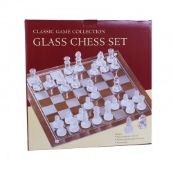 3005G Etched Glass Chess Set