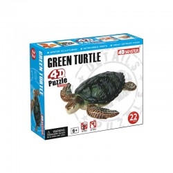 26544 4D Puzzle Green Turtle